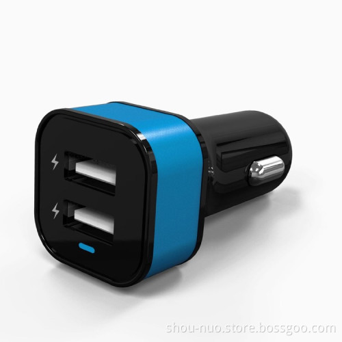For Certified by Apple 4.8A/24W 2 Port USB Car Charger Portable Rapid External
